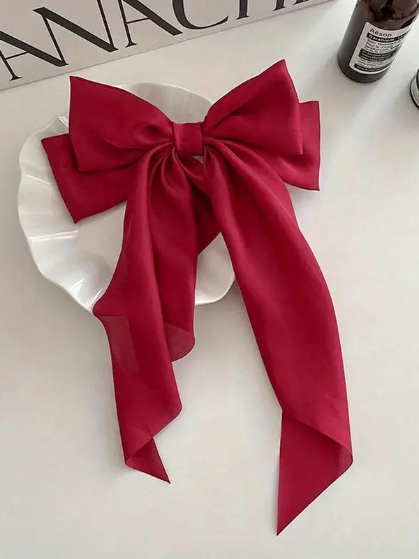 Women's Elegant Bowknot Design Hair Clip,  Fashionable Hair Accessories for Daily Wear, Trendy All-match Hair Clip for Women, Aesthetic Hair Clip Gift for Her