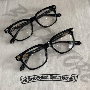 Chrome Heart Square Fashion Glasses - Unisex Eyewear square  browline Fashion Lightweight computer glass