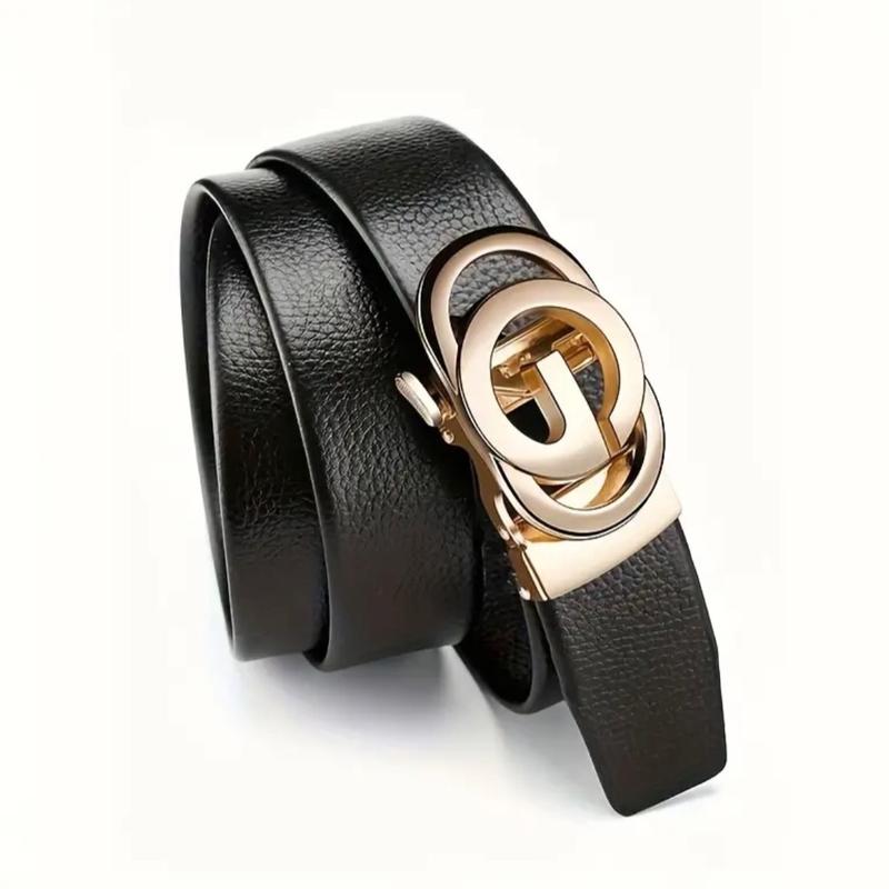 Letter G Buckle Trendy Versatile Belt, Men's Casual Business Formal Belt, Ideal Choice For Gift guy