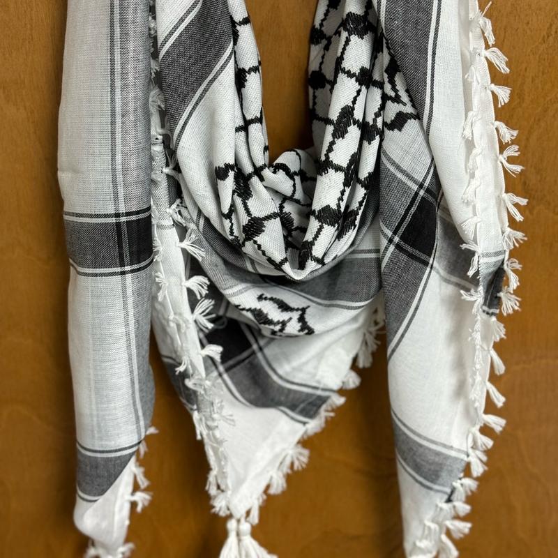 Cotton Kuffiyeh made in Ramallah Palestine