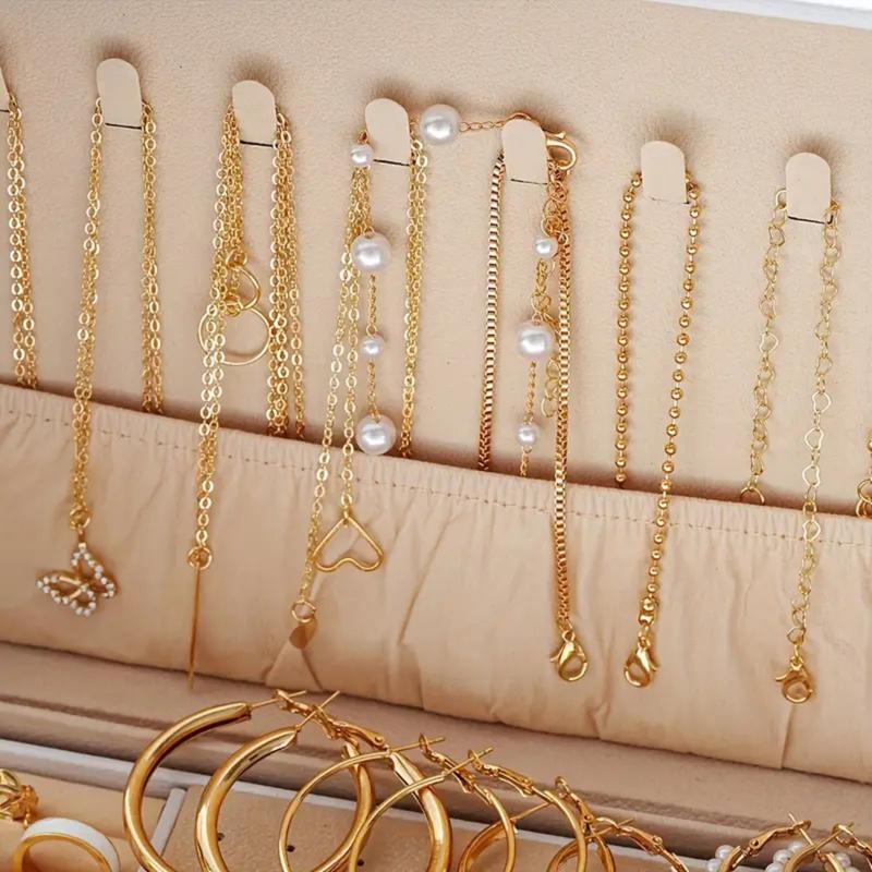 86pcs Chic Jewelry Set for Women - Necklaces, Earrings, Rings for Daily Outfits, Parties & Casual Dates