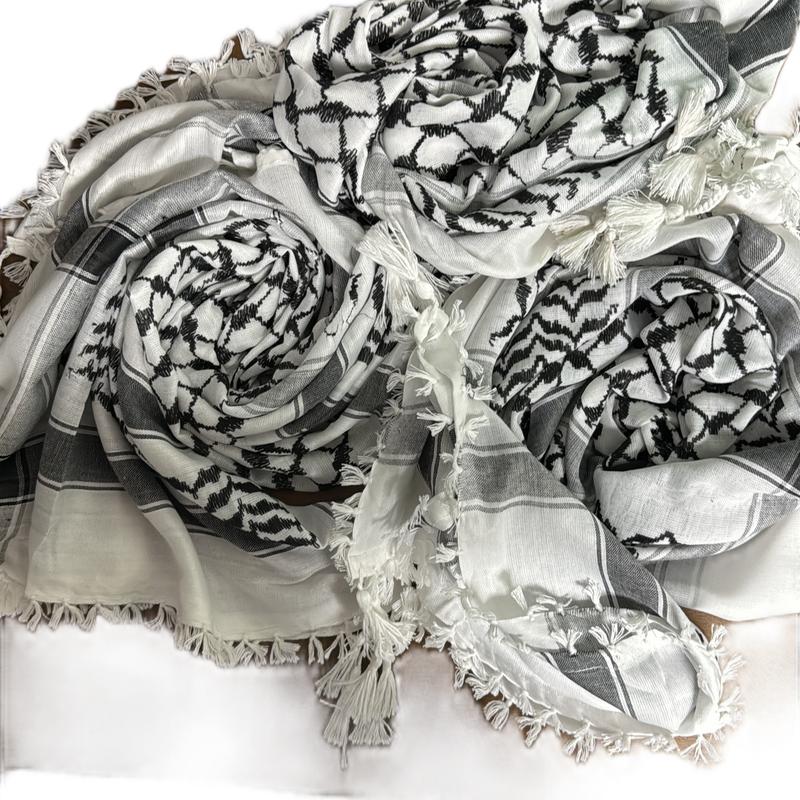 Cotton Kuffiyeh made in Ramallah Palestine