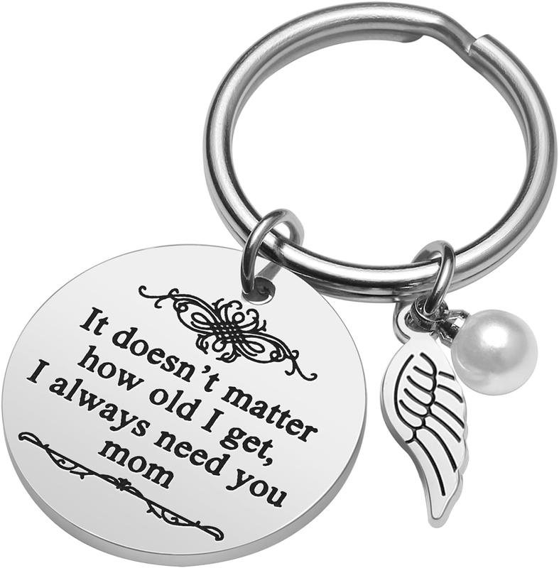 Mother's Day Gifts from Daughter Son for Mom Birthday Valentine's Day Christmas Gifts Mom Keychain