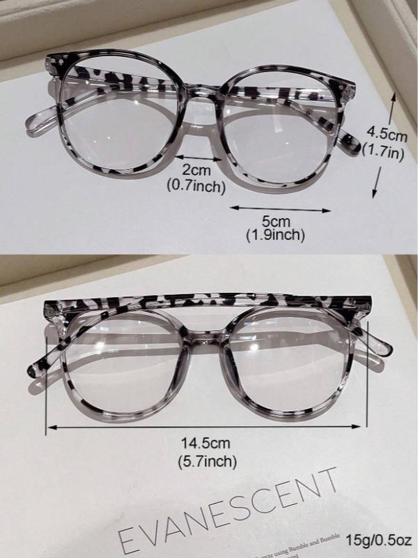 3pcs New Color Women Pc Round Frame Glasses Anti Blue Light Casual Classic Cute