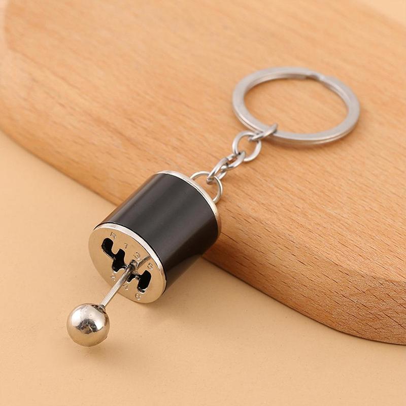 Car Gear Lever Shaped Keychain, Creative Portable Key Chain, Alloy Keychains, Gear Shifter Design Key Pendant, Bag & Car Key Ornament, Cute Accessories