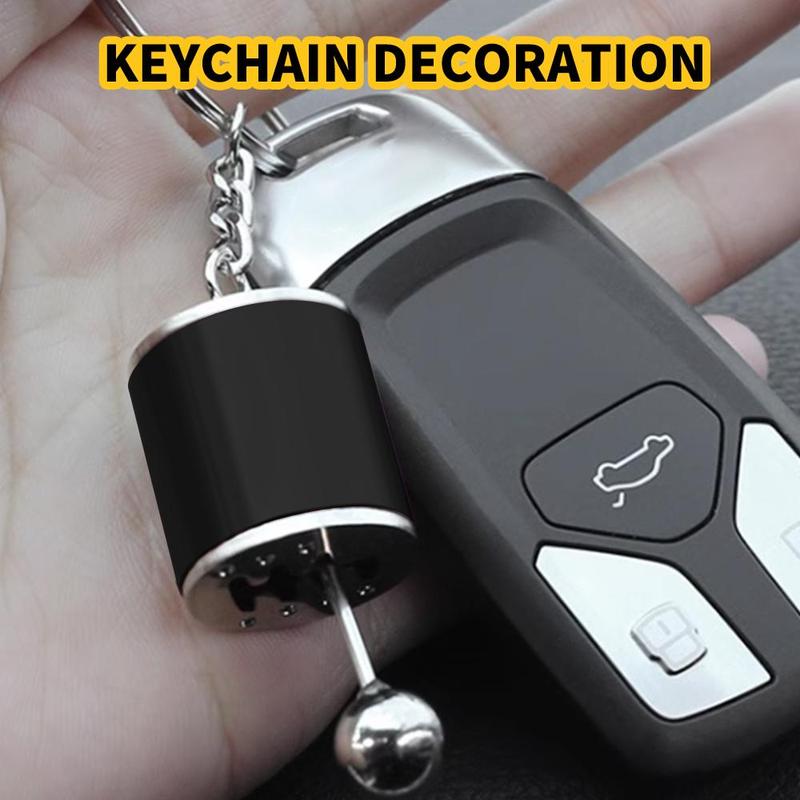 Car Gear Lever Shaped Keychain, Creative Portable Key Chain, Alloy Keychains, Gear Shifter Design Key Pendant, Bag & Car Key Ornament, Cute Accessories