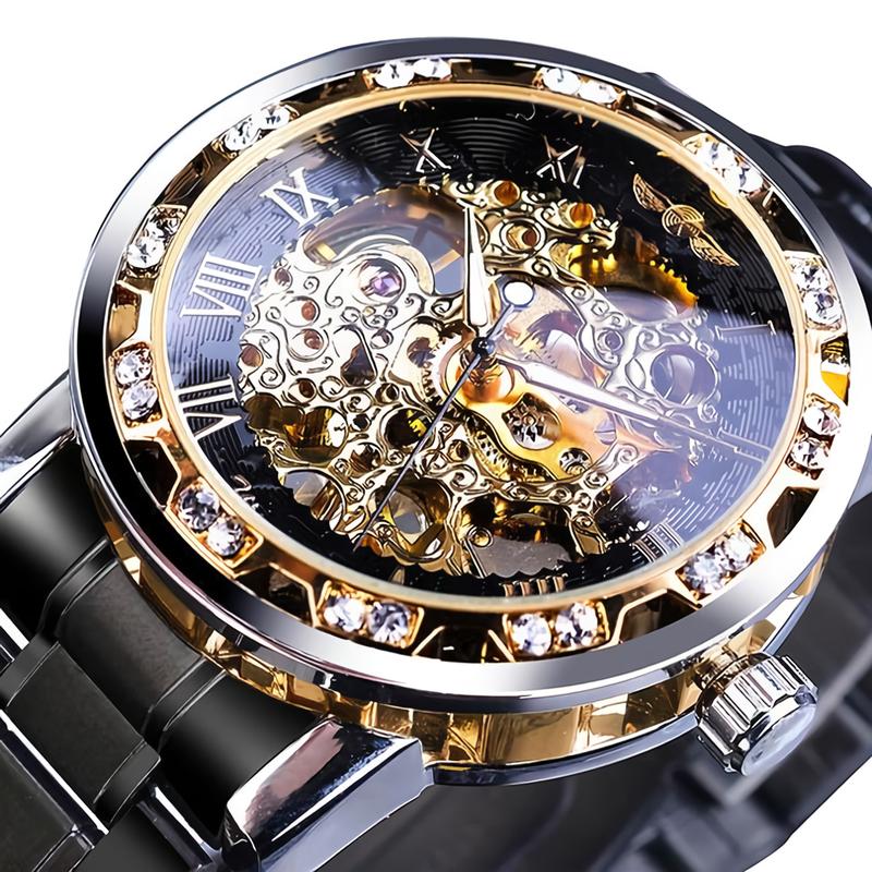 Winnner Royal Design Men Top Brand Luxury Male Mechanical Skeleton Wrist Watch