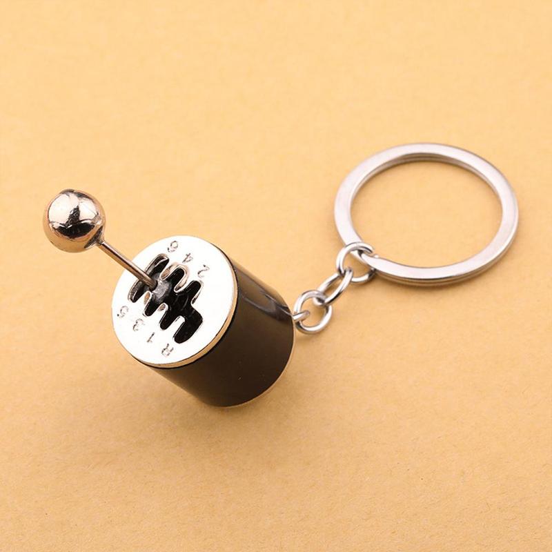 Car Gear Lever Shaped Keychain, Creative Portable Key Chain, Alloy Keychains, Gear Shifter Design Key Pendant, Bag & Car Key Ornament, Cute Accessories