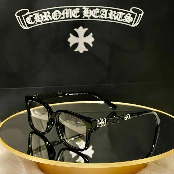 CHROME HEARTS GLASSES: Beautiful chrome heart patterns, Chrome Heart Eyeglass Frames, Genuine Chrome Hearts Framed Glasses, Non- prescription glasses for men and women, Chrome Heart Anti-Blue Light Eyeglass, Fashionable Unisex Chrome Hearts Eyewear.