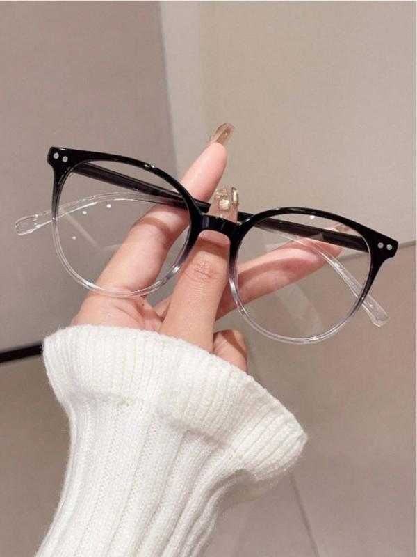 3pcs New Color Women Pc Round Frame Glasses Anti Blue Light Casual Classic Cute