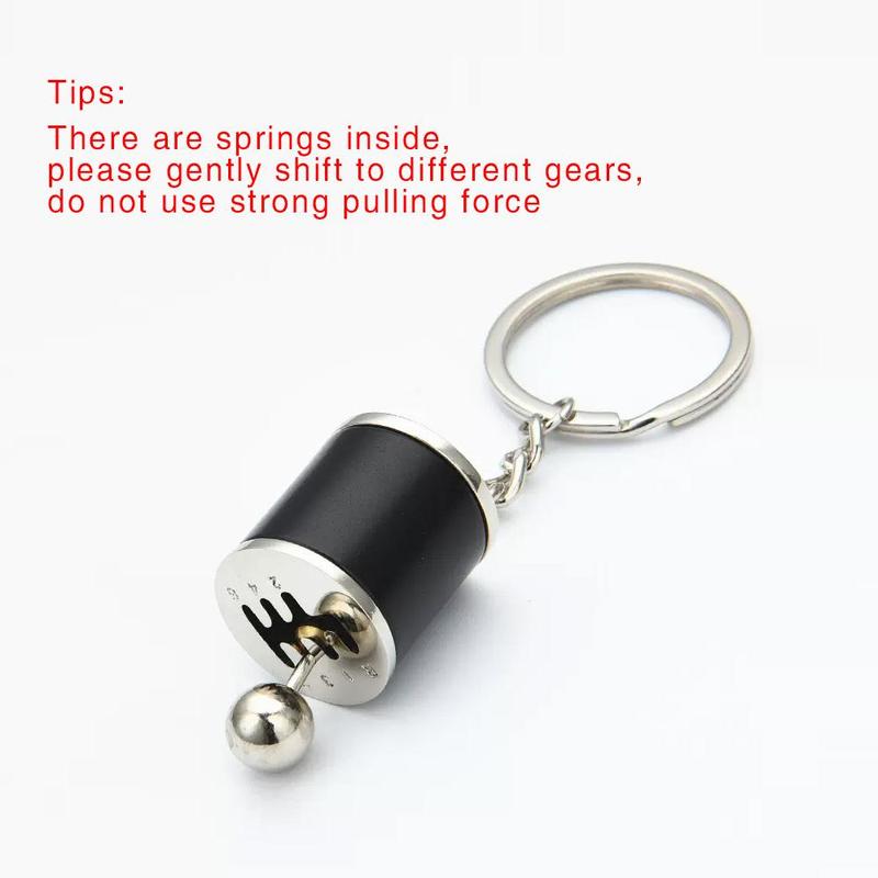 Car Gear Lever Shaped Keychain, Creative Portable Key Chain, Alloy Keychains, Gear Shifter Design Key Pendant, Bag & Car Key Ornament, Cute Accessories