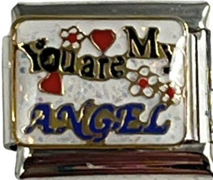 Italian Charm Link You are my Angel 9mm