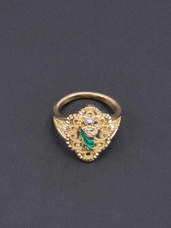 Mexican Charm St. Jude Ring, Religious Catholic Faith Wearing Accessories, Holiday Celebration Gifts, Protective Blessing Jewelry Gifts, Men's Ring