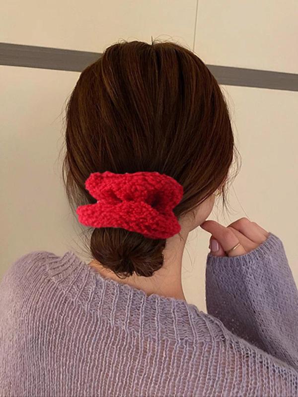 Cute Christmas Themed Hair Scrunchies, Soft Hair Tie, High Stretch Hair Tie, Fashion Hair Accessories for Women & Girls