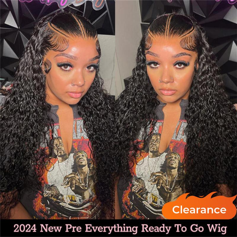 Wiggins Hair 180% Stylist Wig Pre Braided Lace Front Wigs Pre Cut Lace Wig Human Hair Water Wave 6x8 Lace Closure Wigs